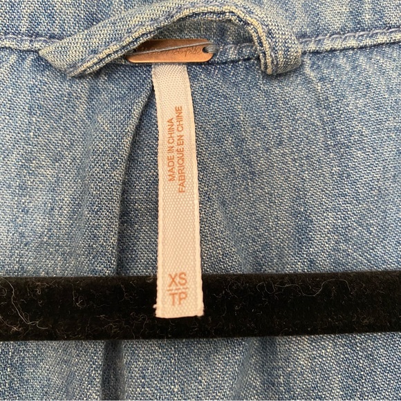 Free People Peruvian Swing Jacket in Indigo - Picture 7 of 7